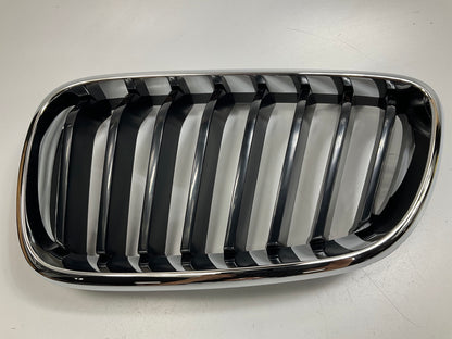 NEW AFTERMARKET BM1200274 Front Left Upper Grille Black & Chrome Bars