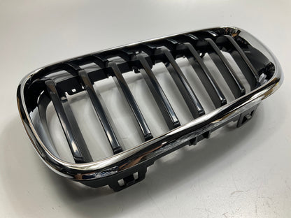 NEW AFTERMARKET BM1200274 Front Left Upper Grille Black & Chrome Bars