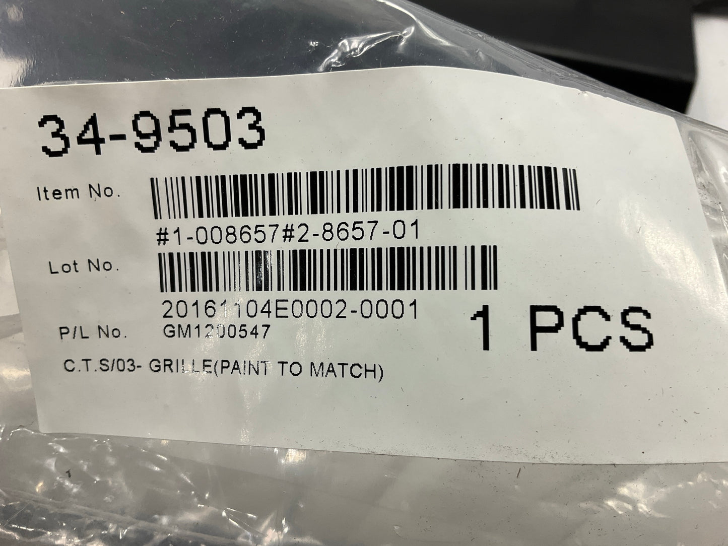 NEW AFTERMARKET CAC2070AA Grille For 2003-2007 Cadillac CTS