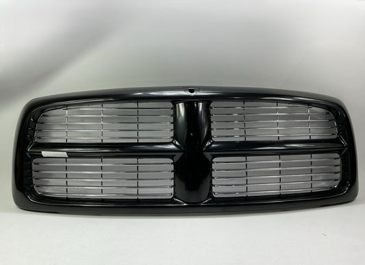 NEW Front Grille Black Chrome Billet Type Insert For 02-05 Ram Pickup Truck