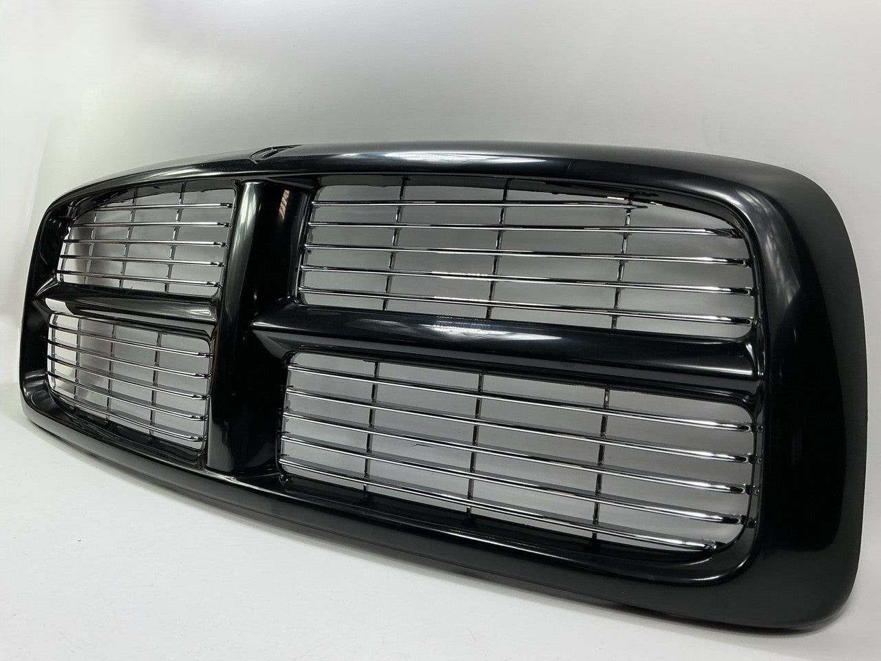 NEW Front Grille Black Chrome Billet Type Insert For 02-05 Ram Pickup Truck