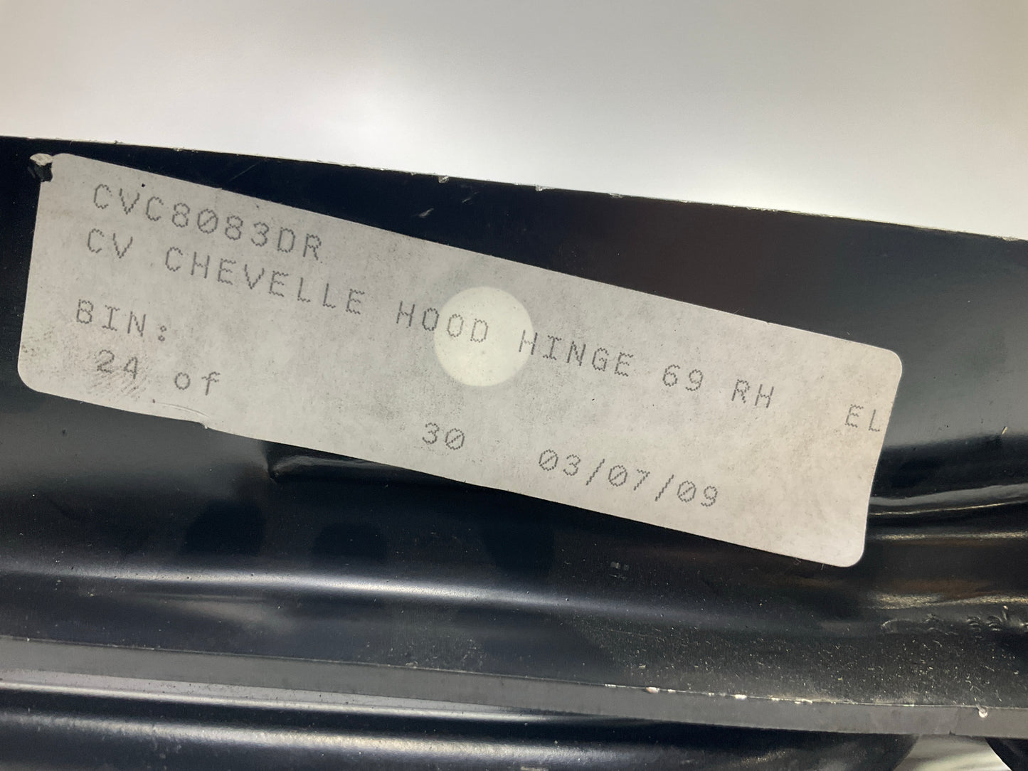 NEW AFTERMARKET CVC8083DR Right Hood Hinge For 1969 Chevy Chevelle