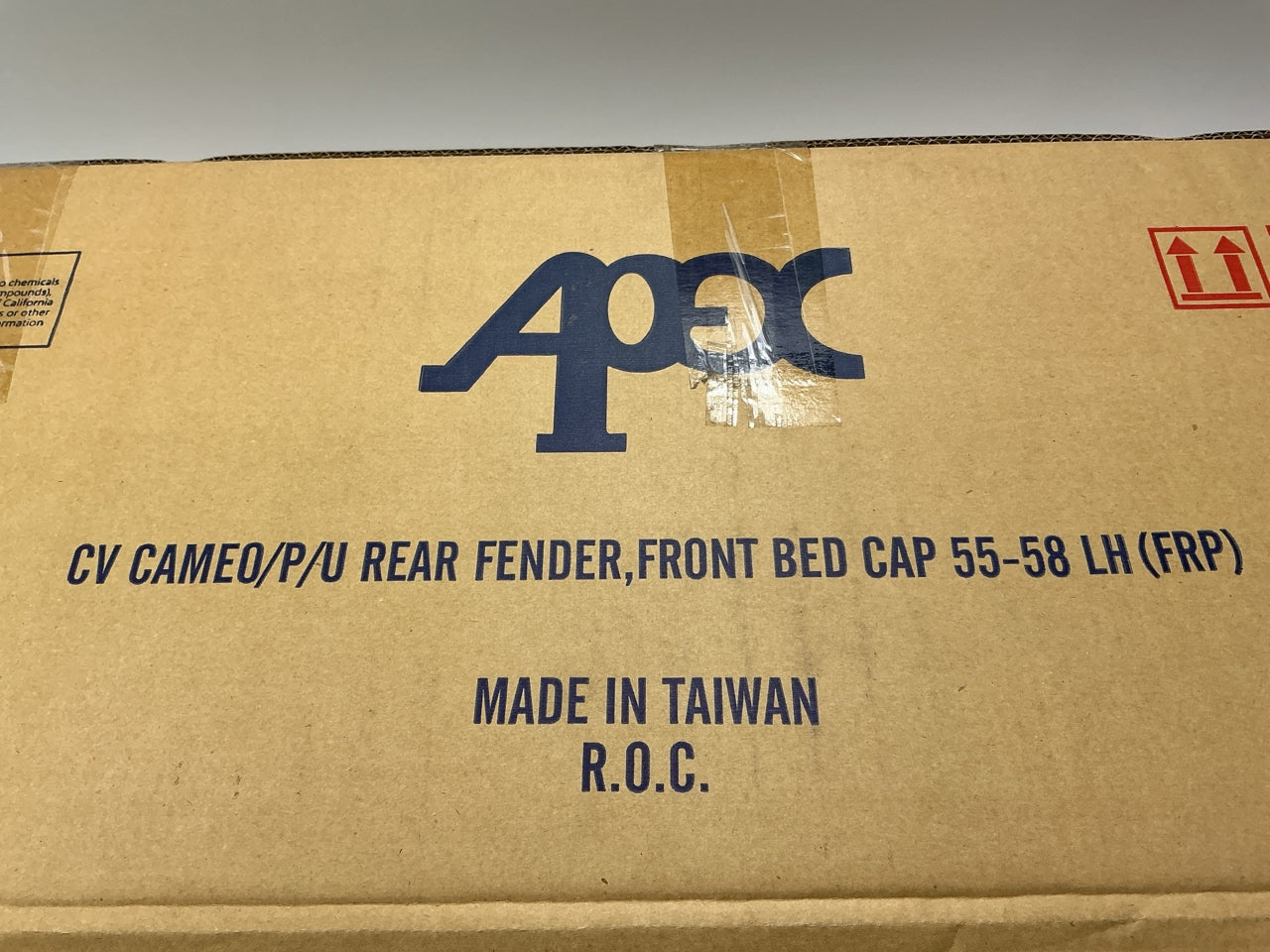 AFTERMARKET Truck Bedside Front End Cap Left Side Fiberglass 55-58 Chevy Cameo