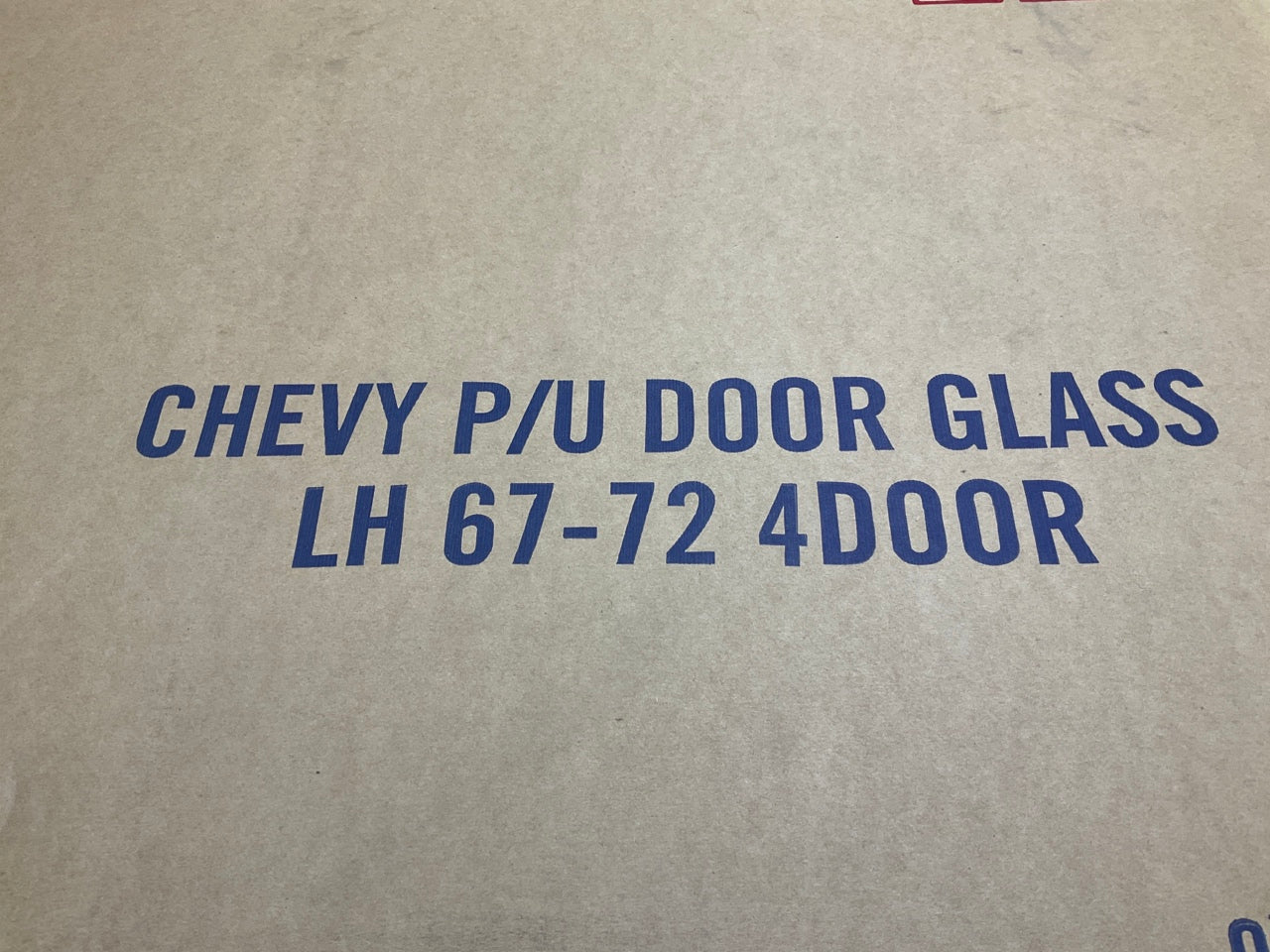 Left Driver Side Door Glass Clear With Lower Frame 1967-1972 Chevy GMC Suburban