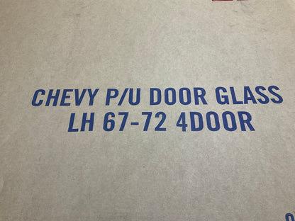 Left Driver Side Door Glass Clear With Lower Frame 1967-1972 Chevy GMC Suburban