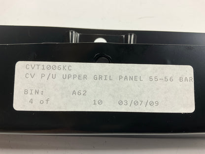 AFTERMARKET - 1955-56 Chevy Pickup Fullsize C/K Upper Grille Bumper Filler Bar