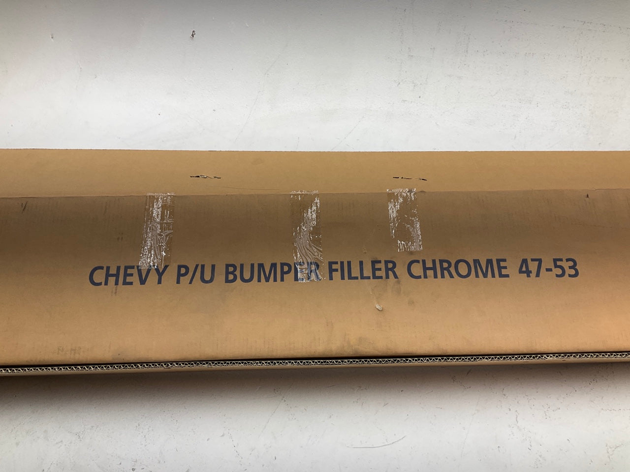 CVT1006TC Front Bumper Filler Panel, Chrome, 1947-1953 Chevy GMC Pickup Truck