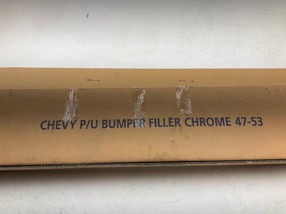 CVT1006TC Front Bumper Filler Panel, Chrome, 1947-1953 Chevy GMC Pickup Truck