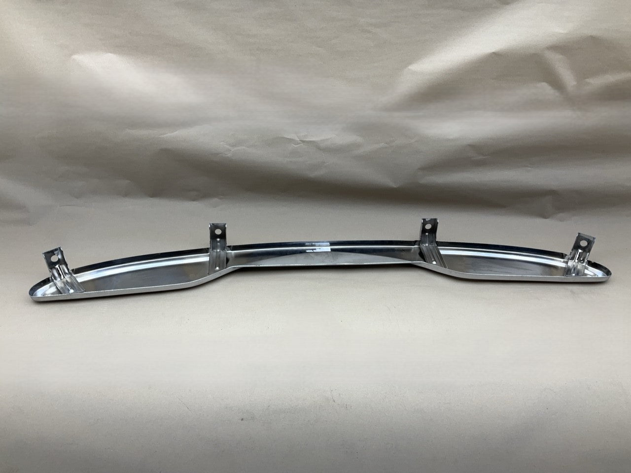 CVT1006ZC 1954-1955 Chevy Pickup Truck Front Bumper To Body Filler Panel, Chrome