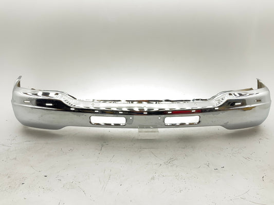 New Replacement Chrome Front Bumper Bar 1999-2002 GMC Sierra (Missing Brackets)