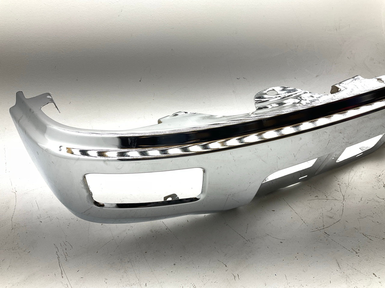 2014-2015 Chevy Silverado 1500 Front Bumper Face Bar Chrome W/ Fog Hole