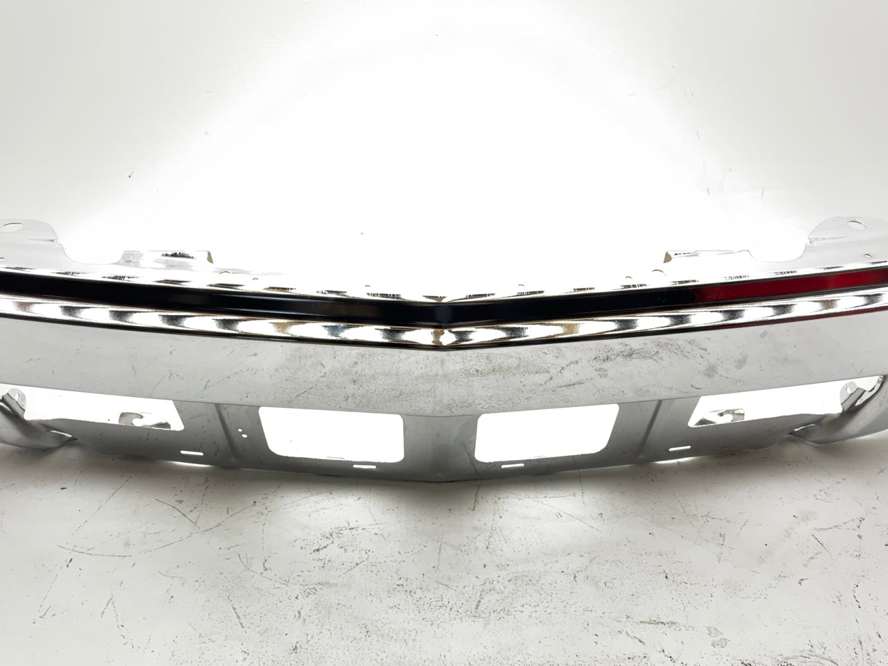 2014-2015 Chevy Silverado 1500 Front Bumper Face Bar Chrome W/ Fog Hole