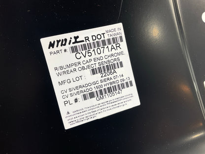 AFTERMARKET - CVT1009FR Rear Right Bumper End Cap - GM1105147