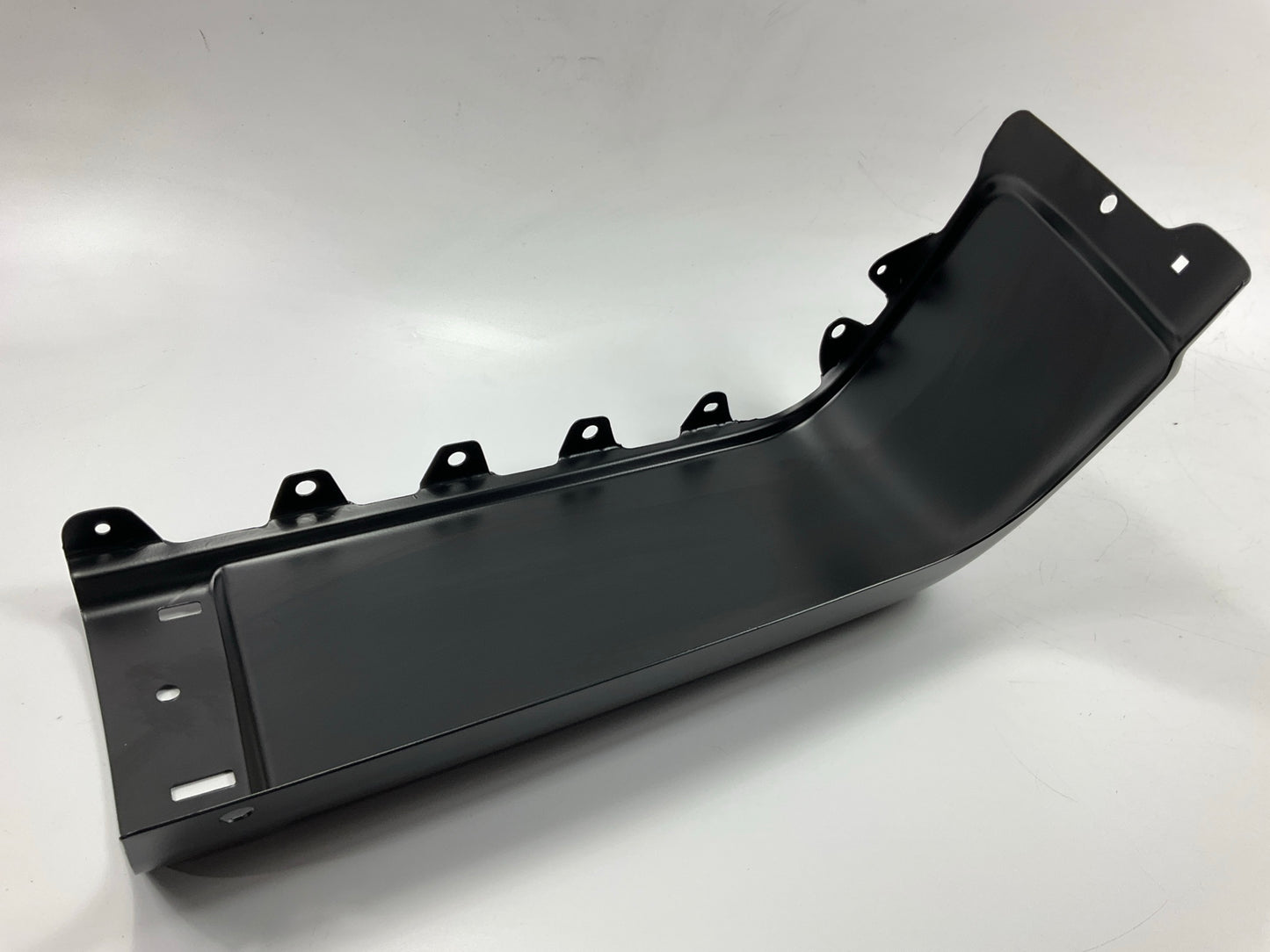CVT1009IL Rear Bumper Left End Cap, Black Steel - 2007-2013 Silverado 1500, 2500