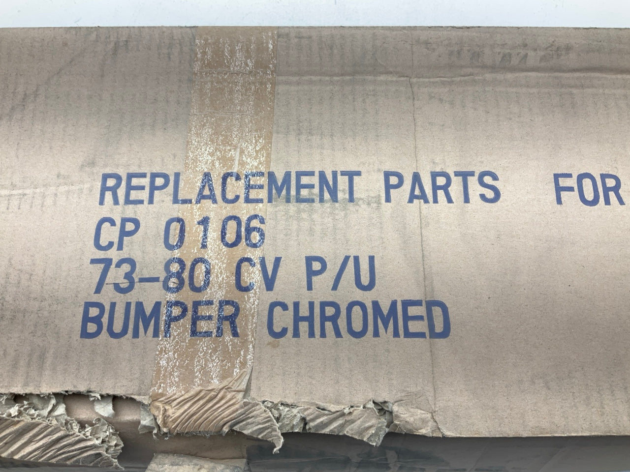 NEW AFTERMARKET Rear Bumper Face Bar 1973-80 Chevy C/K 10 20 30