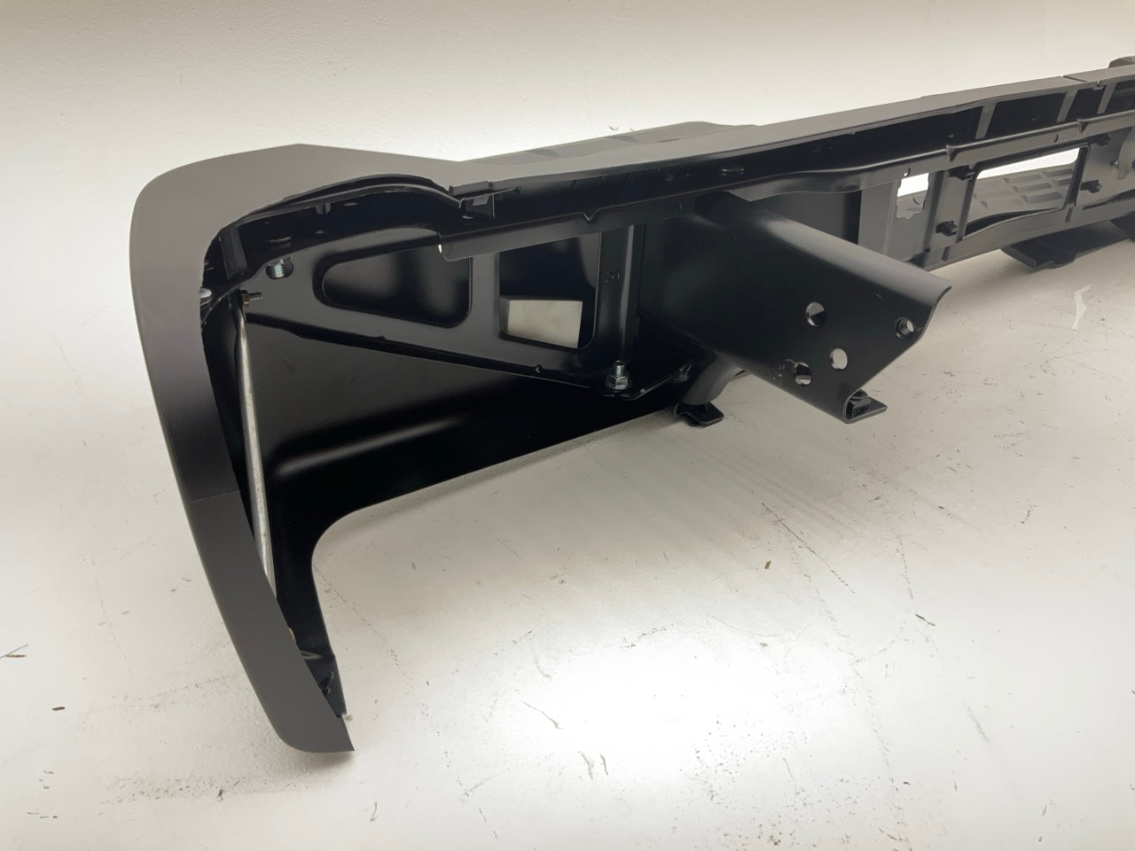 CVT1018XJ Black Rear Step Bumper - 2007-10 Chevy Silverado 2500 3500 HD DUALLY
