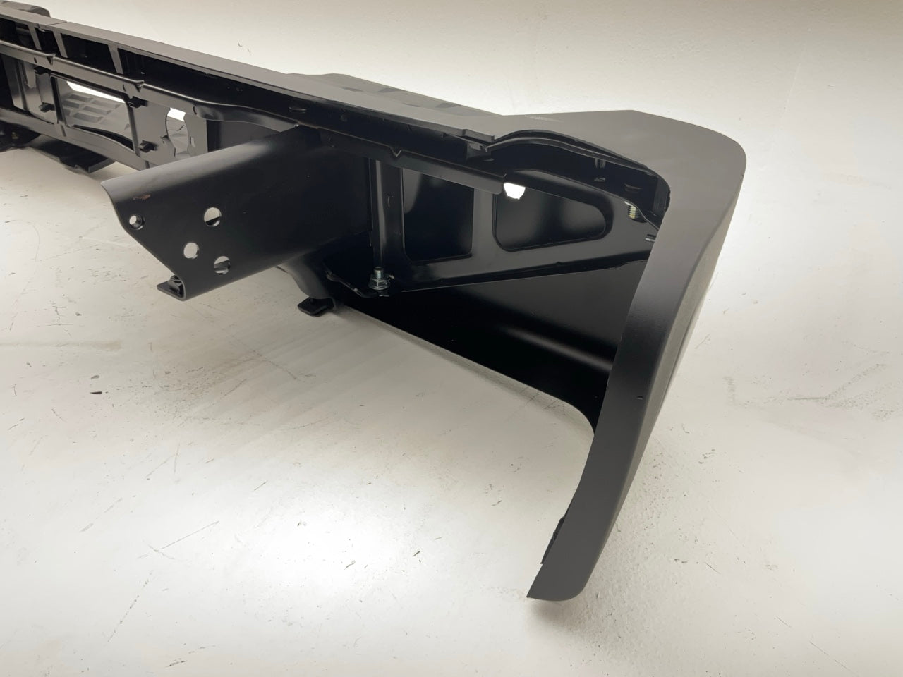 CVT1018XJ Black Rear Step Bumper - 2007-10 Chevy Silverado 2500 3500 HD DUALLY