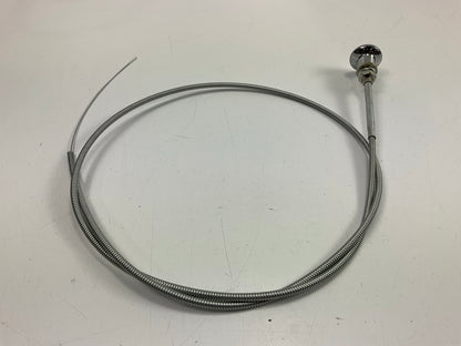 NEW AFTERMARKET Chrome Choke Cable 1955-59 Chevy Pickup - C555905
