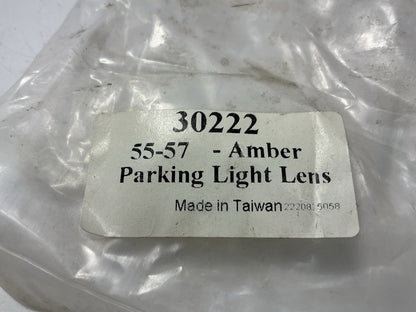 NEW AFTERMARKET AMBER Parking Light Lamp Lens For 1955-1957 Chevrolet Truck