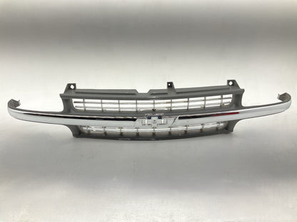 CVT1070A0 Front Chrome Black Grille For 99-02 Chevy Silverado 1500 Pickup Truck