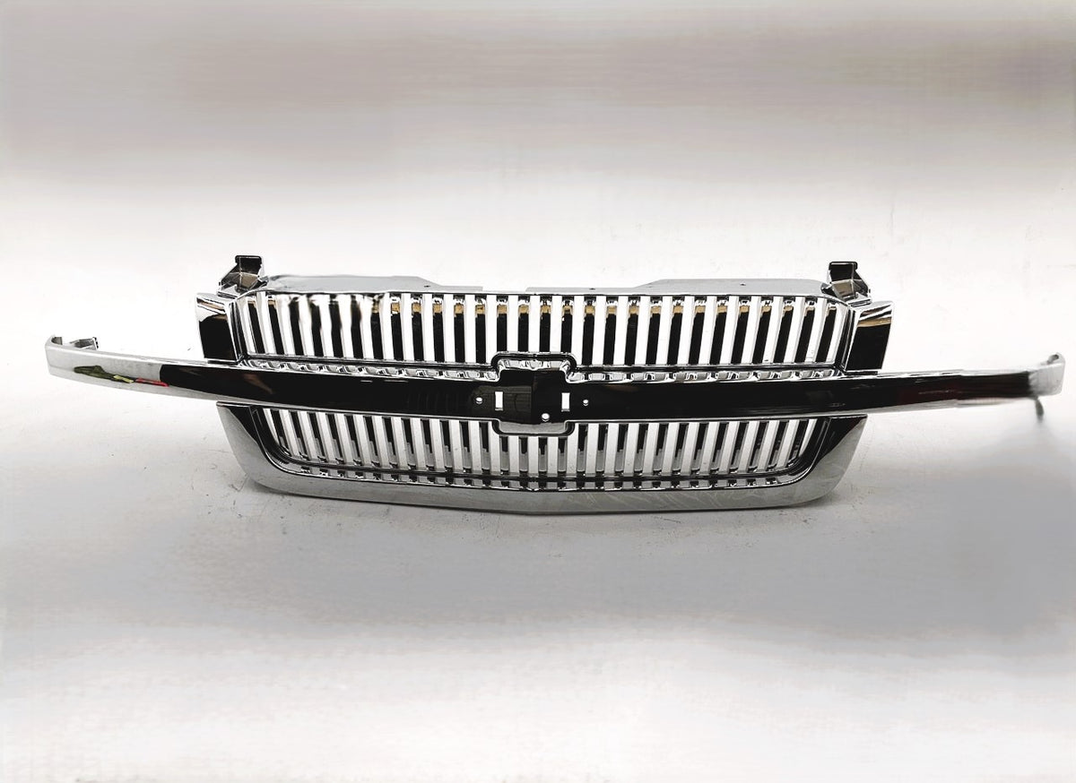 NEW AFTERMARKET Chrome ABS Conversion Vertical Grille 2003-05 Chevy Silverado