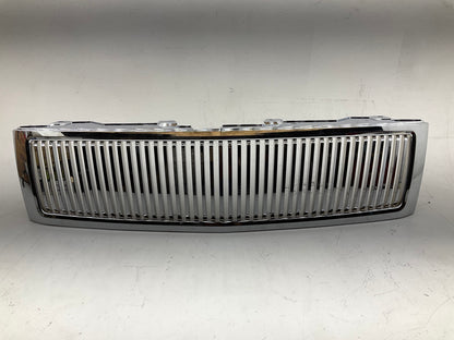 NEW AFTERMARKET 2007-2013 Chevy Silverado Billet Chrome Vertical Grille CVT1070D