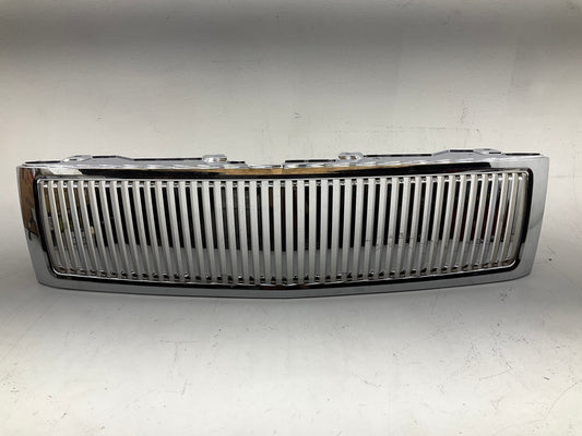 NEW AFTERMARKET 2007-2013 Chevy Silverado Billet Chrome Vertical Grille CVT1070D