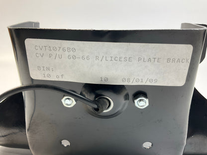 NEW CVT1076B0 1960-1966 Chevy Truck Pickup Rear License Plate Bracket With Lamp