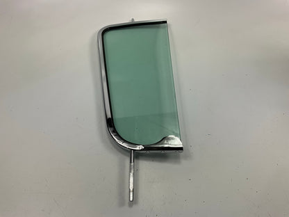 1955-59 Chevy Pickup Truck Vent Windows Chrome Frames Green Tint Glass - Left