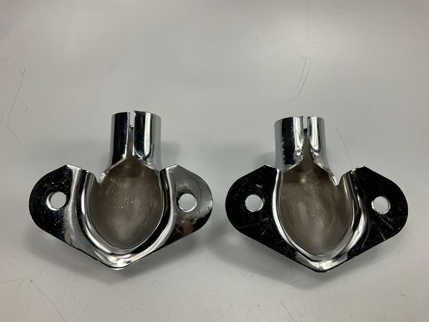 CVT1083AC 1947-1953 Chevrolet Truck Tailgate Hinge Set, Stainless Chrome