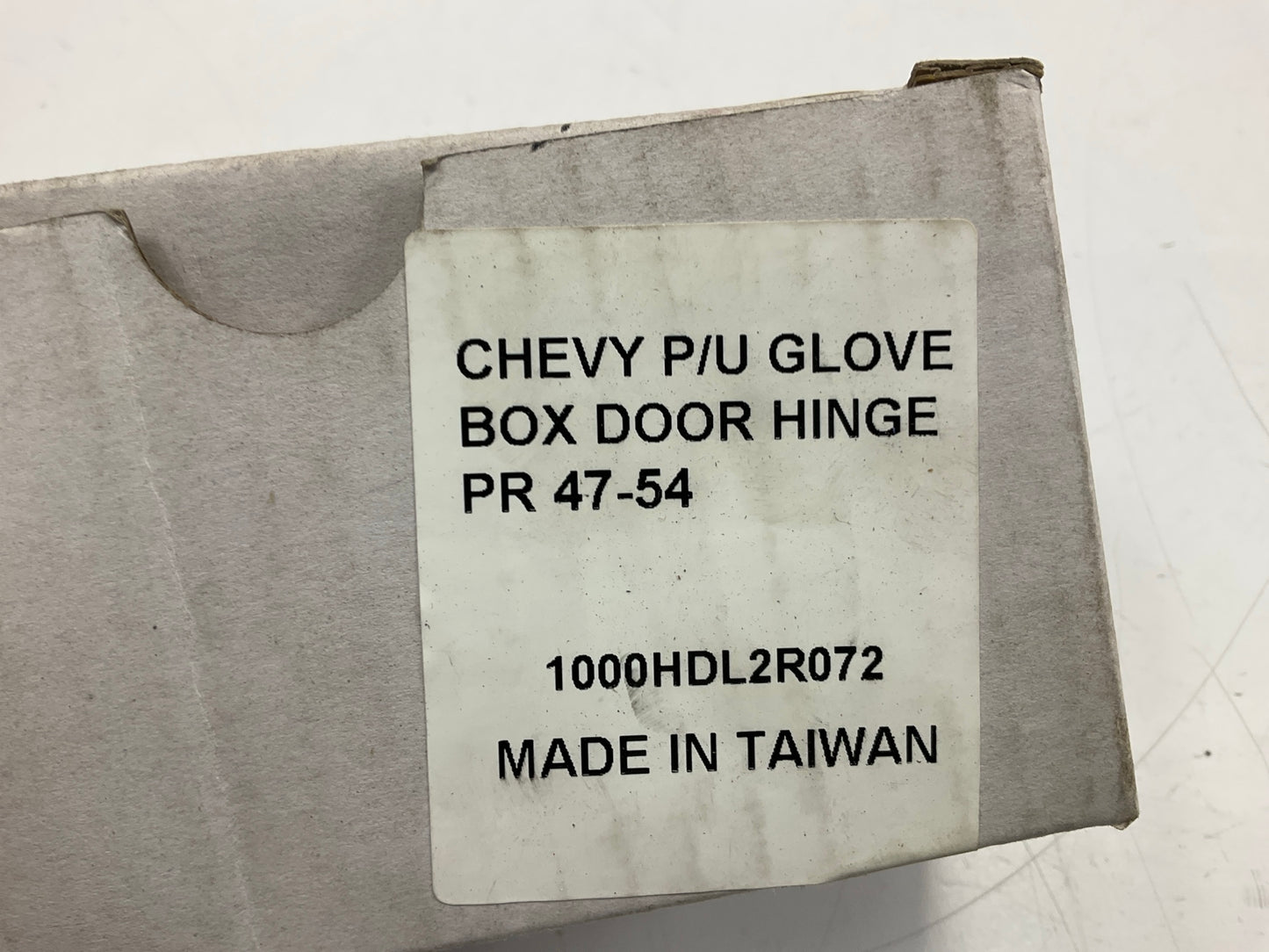 NEW CVT1083AD 1947-1954 Chevy Pickup Truck Glove Box Door Hinge Set, Pair