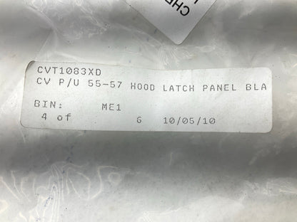 NEW AFTERMARKET CVT1083XD Hood Latch Panel 1955-1955 Chevrolet Pickup 2nd Series