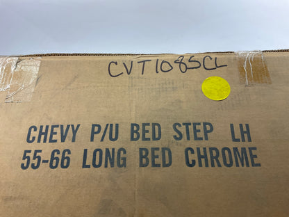 NEW CVT1085CL 1955-1966 Chevy Pickup Truck Bed Step Long Bed Left Chrome Metal
