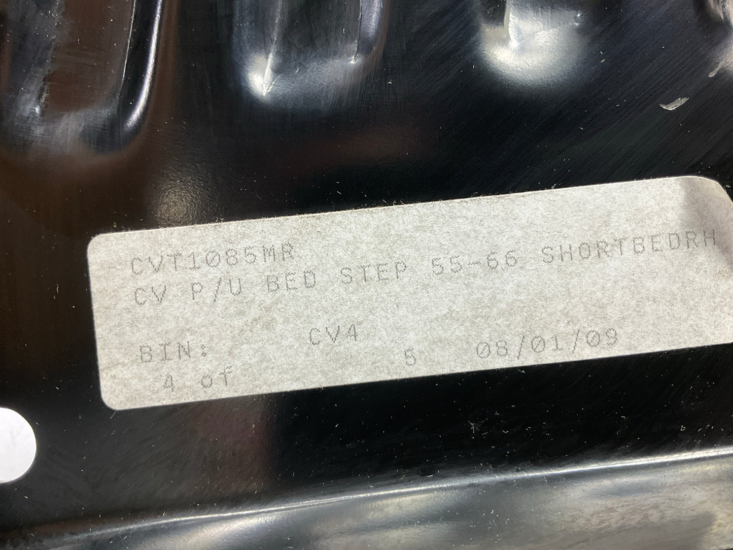 SCRATCHED1,  1955-1966 Chevy Short Bed Pickup Truck Bedside Right Step Stepside