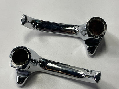 NEW AFTERMARKET LEFT / RIGHT Chrome Vent Window Handles For 1951-55 Chevy Truck