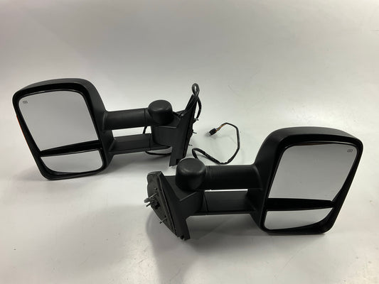 NEW - AFTERMARKET CVT1087LA2 Power Heated Tow Mirror Set 07-13 Silverado Sierra