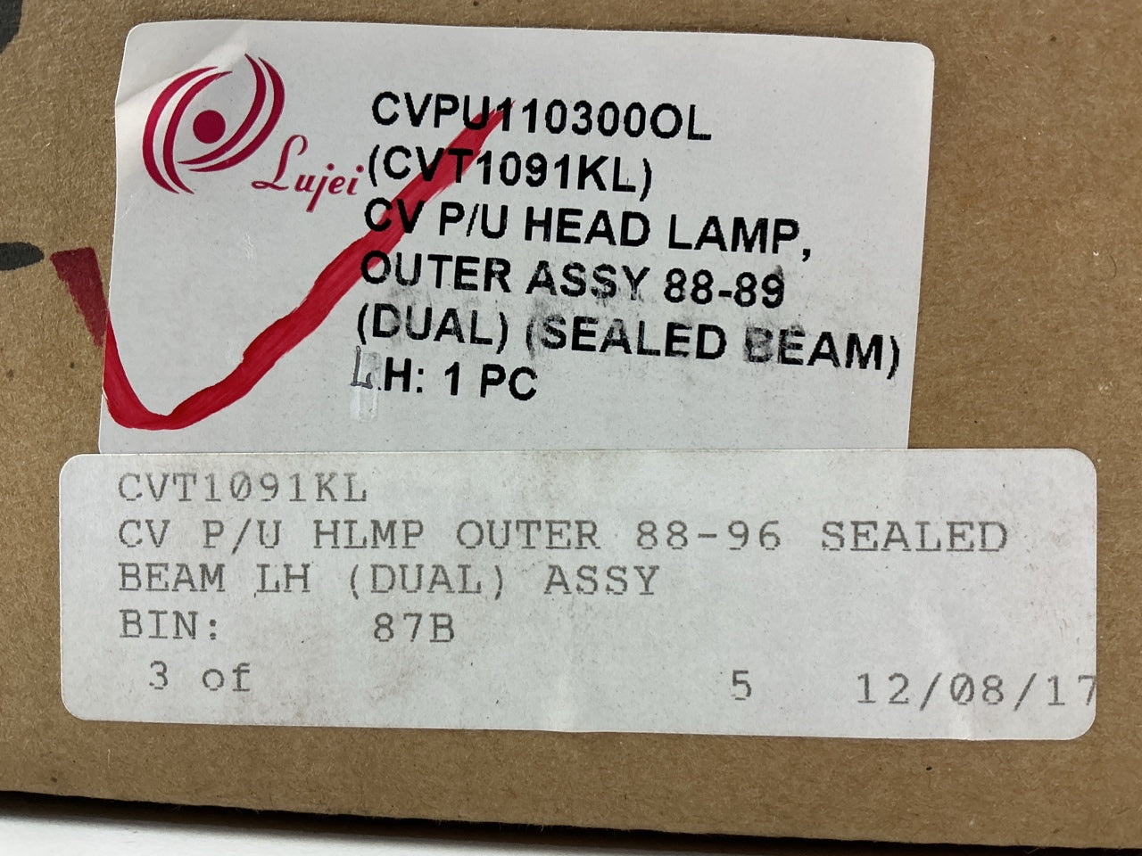 AFTERMARKET - Left Passenger Side Headlight Head Lamp CVT1091KL
