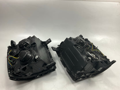 MISSING COVERS -  Left + Right Headlight Headlamp Set 14-15 Chevy Silverado 1500