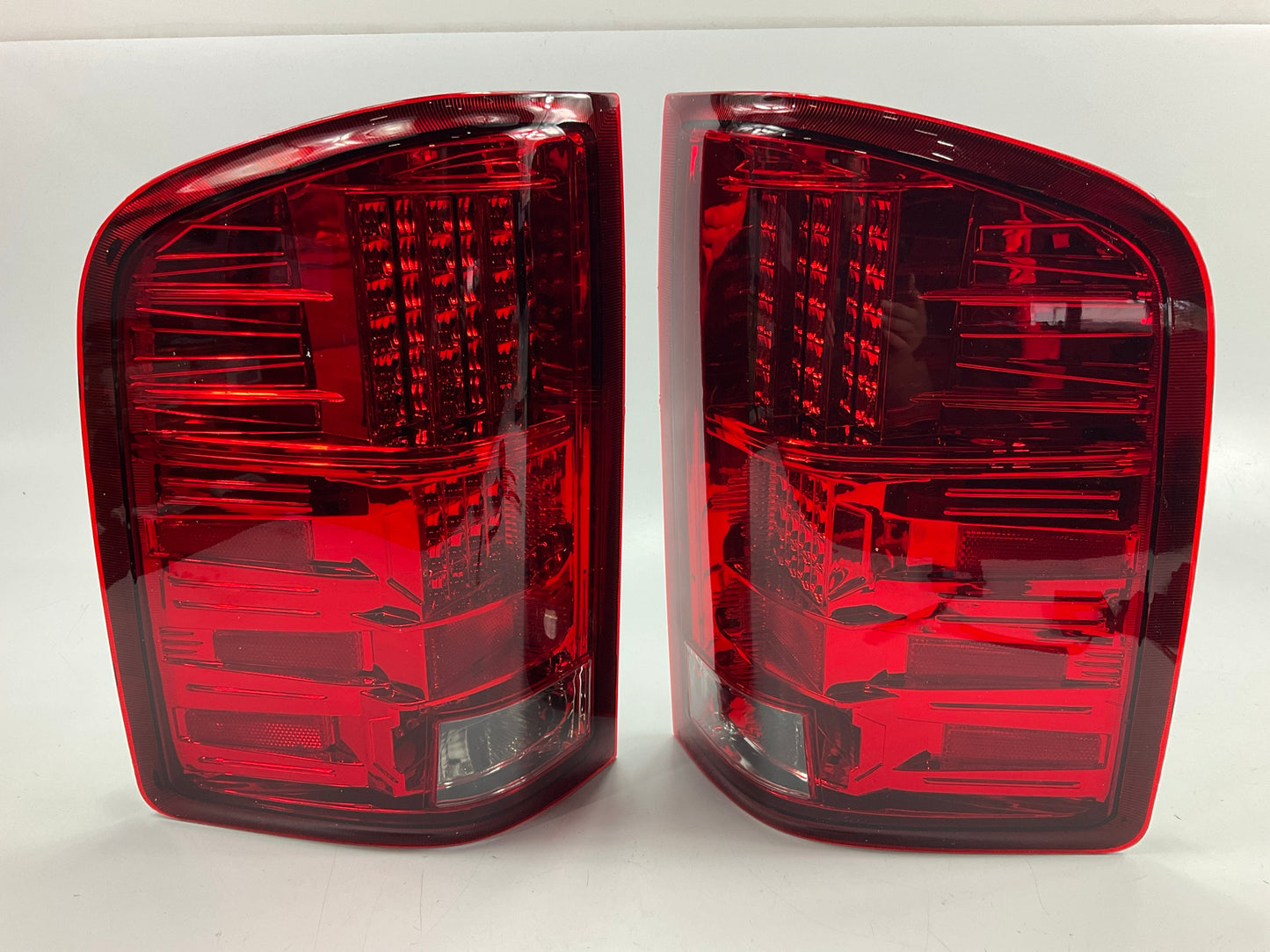 2007-2013 Chevy Silverado 1500 2500 3500 LED Tail Light Brake Lights Pair Set