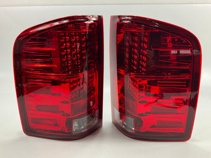 2007-2013 Chevy Silverado 1500 2500 3500 LED Tail Light Brake Lights Pair Set