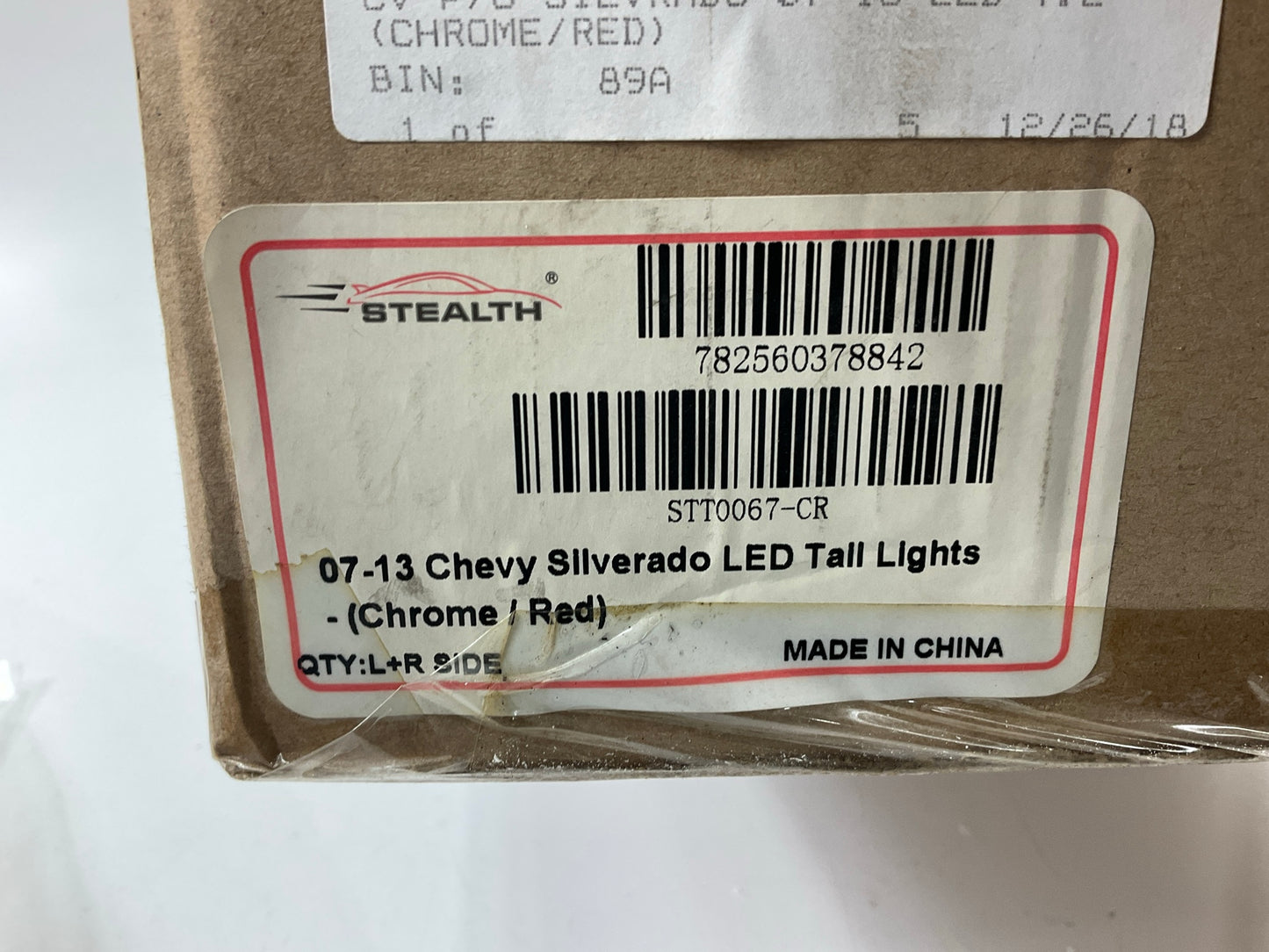 2007-2013 Chevy Silverado 1500 2500 3500 LED Tail Light Brake Lights Pair Set