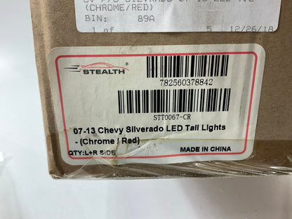 2007-2013 Chevy Silverado 1500 2500 3500 LED Tail Light Brake Lights Pair Set