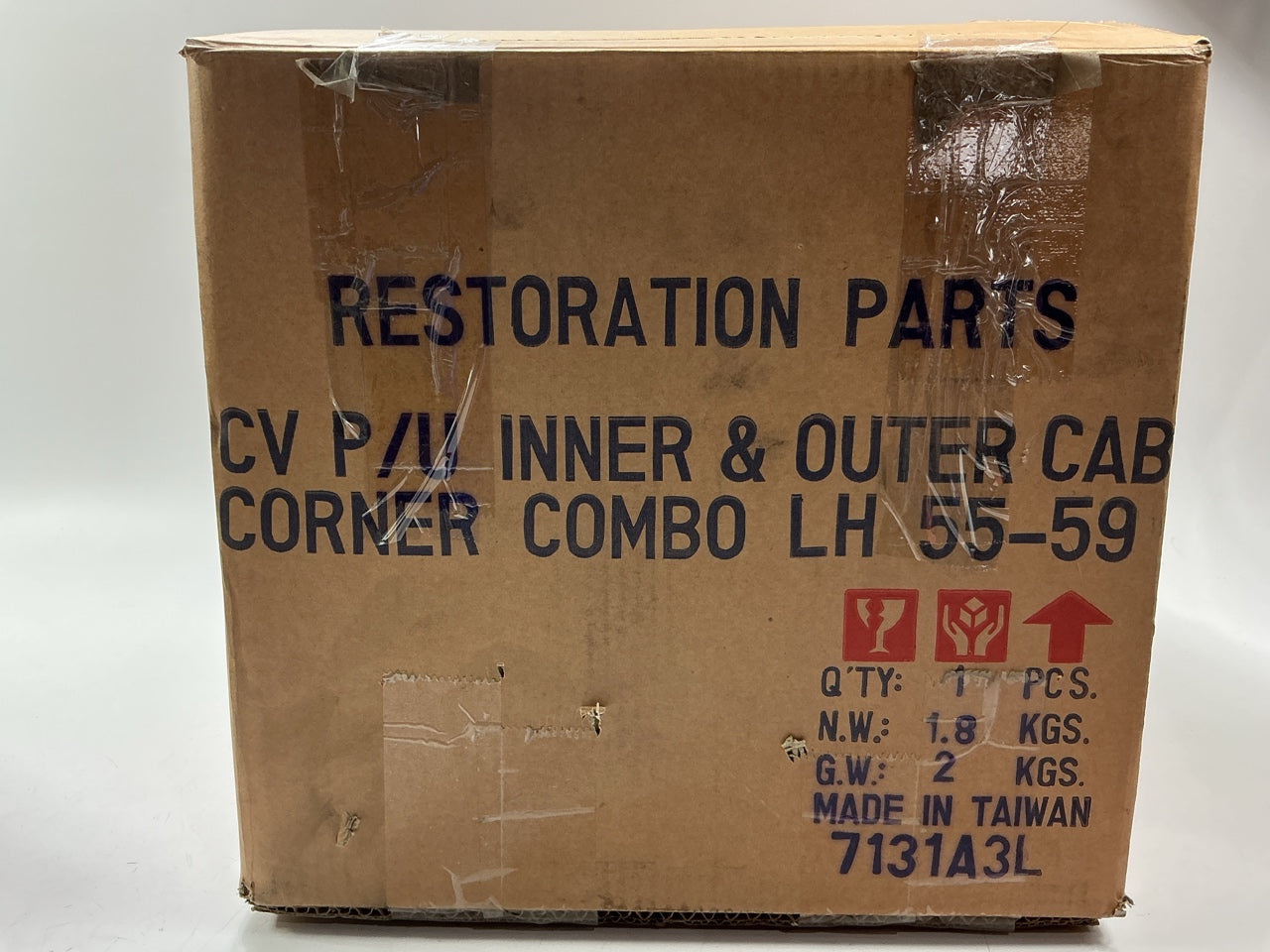 NEW AFTERMARKET - Left Inner Cab Corner Panel 1955-59 Chevy GMC Pickup Truck