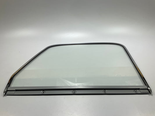 1947-1950 Chevy Pickup Truck Right Side Door Window Clear Glass W Chrome Trim