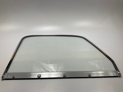 1947-1950 Chevy Pickup Truck Right Side Door Window Clear Glass W Chrome Trim