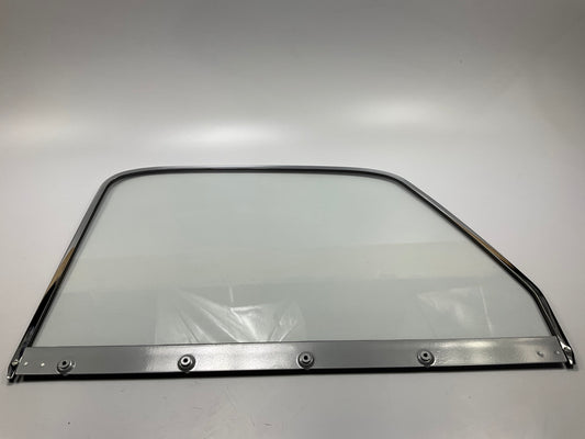 1947-1950 Chevy Pickup Truck Right Side Door Window Clear Glass W Chrome Trim