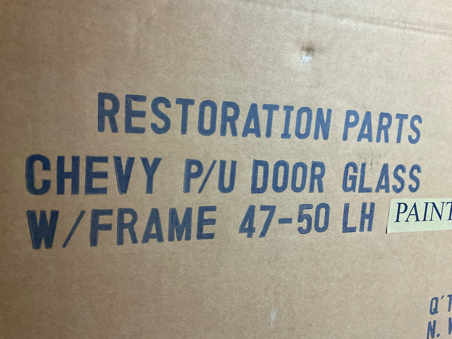 NEW CVT1182GL 1947-1950 Chevy Pickup Truck Left Door Window Glass & Black Trim