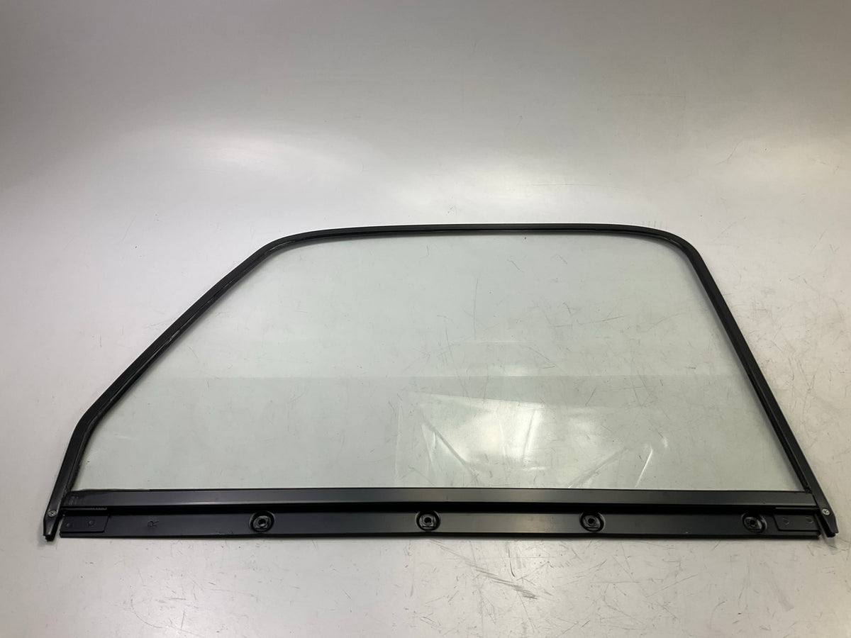 1947-1950 Chevy Pickup Truck Door Window Glass & Black Trim Right Side CVT1182GR