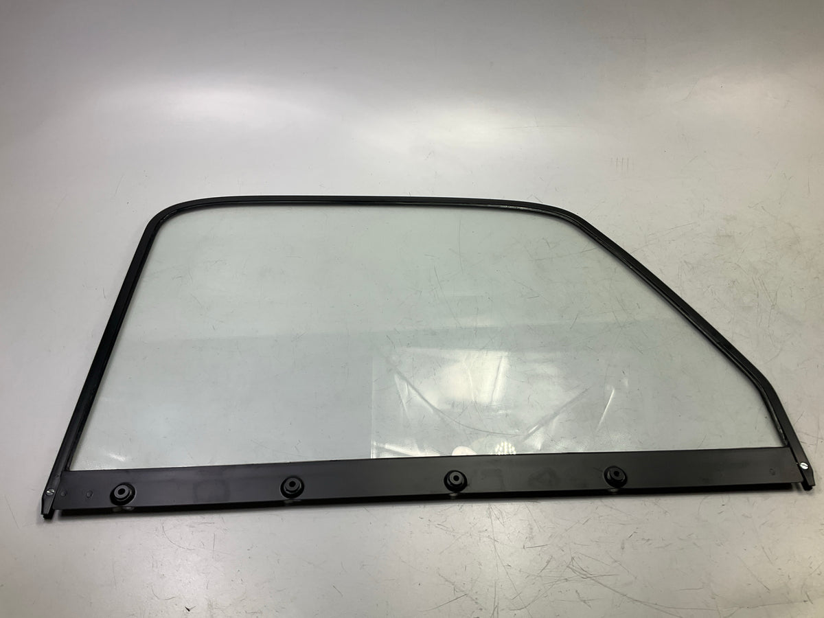 1947-1950 Chevy Pickup Truck Door Window Glass & Black Trim Right Side CVT1182GR
