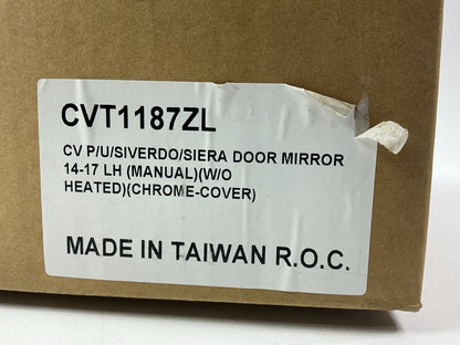 AFTERMARKET Left Drivers Side Manual Non-Heated Door Mirror Replaces 20979682